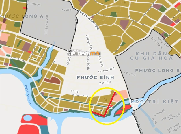 Đường sẽ mở ở phường Phước Bình, quận 9, TP Thủ Đức - Ảnh 2.