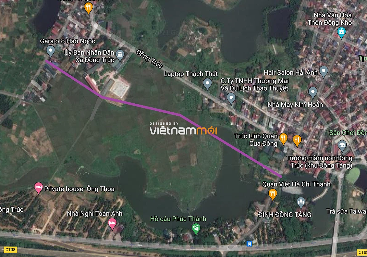 Đường sẽ mở ở xã Đồng Trúc, Thạch Thất, Hà Nội - Ảnh 2. Đường sẽ mở ở xã Đồng Trúc, Thạch Thất, Hà Nội - Ảnh 2.