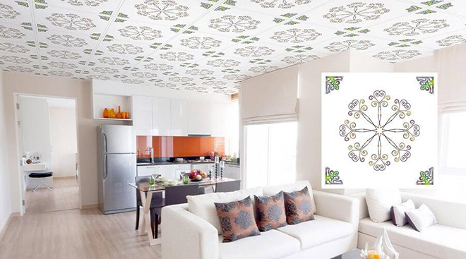 Gợi ý các mẫu trần nhựa thả đẹp 2021 cho không gian nhà ở - Ảnh 3. Gợi ý các mẫu trần nhựa thả đẹp 2021 cho không gian nhà ở - Ảnh 3.