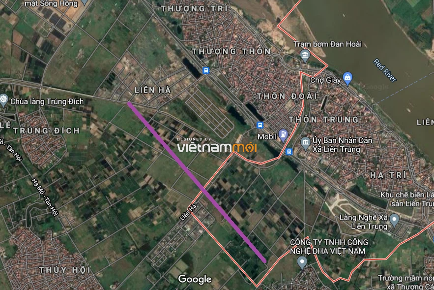 Đường sẽ mở ở xã Liên Trung, Đan Phượng, Hà Nội - Ảnh 3. Đường sẽ mở ở xã Liên Trung, Đan Phượng, Hà Nội - Ảnh 3.