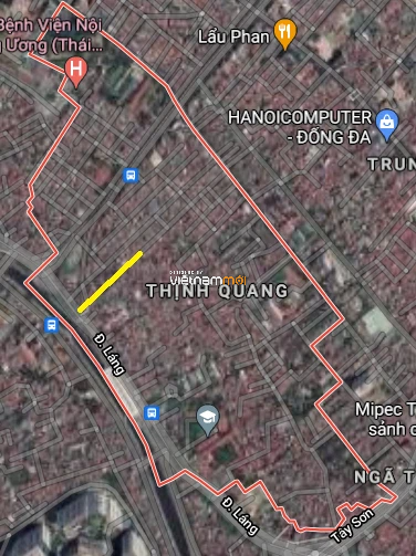 Đường sẽ mở ở phường Thịnh Quang, Đống Đa, Hà Nội - Ảnh 2. Đường sẽ mở ở phường Thịnh Quang, Đống Đa, Hà Nội - Ảnh 2.