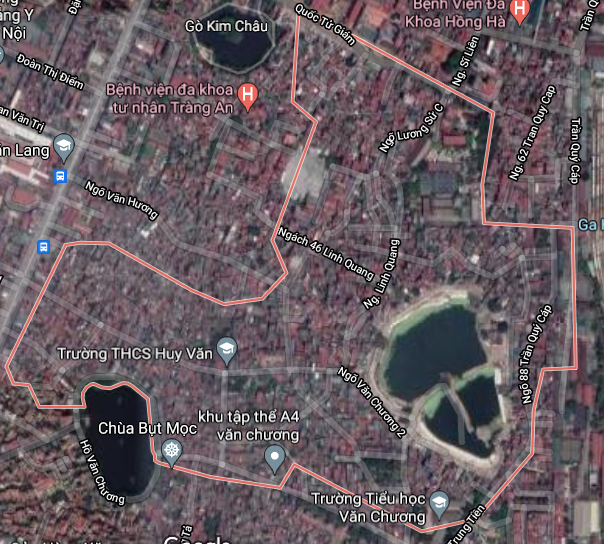 Bản đồ quy hoạch sử dụng đất phường Văn Chương, Đống Đa, Hà Nội - Ảnh 1.