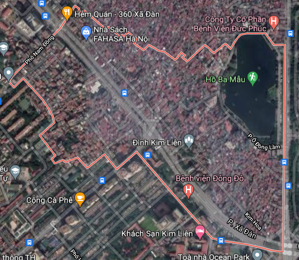 Bản đồ quy hoạch sử dụng đất phường Phương Liên, Đống Đa, Hà Nội - Ảnh 1.