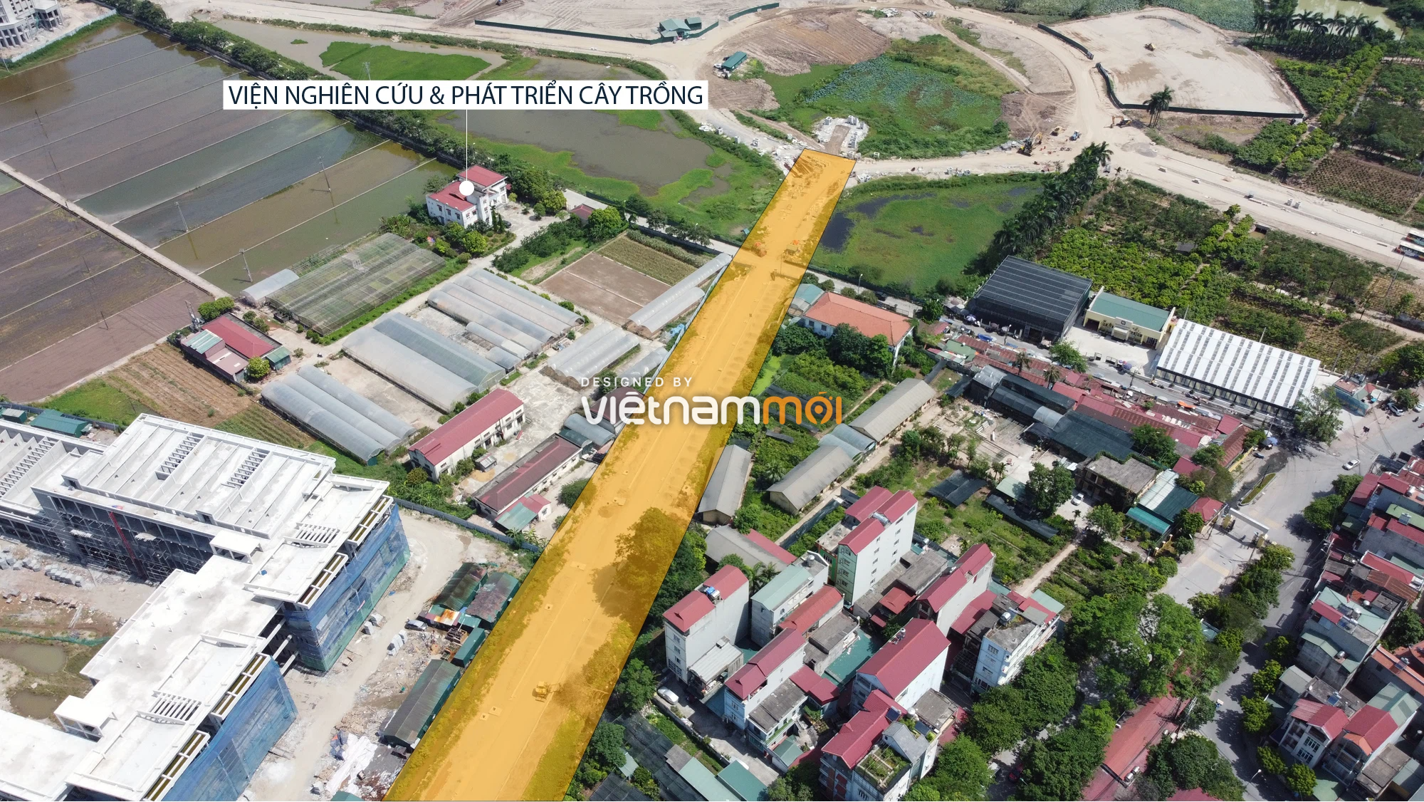 Toàn cảnh tuyến đường từ Vinhomes Ocean Park đến QL5 qua Học viện Nông nghiệp đang mở theo quy hoạch ở Hà Nội - Ảnh 6. Toàn cảnh tuyến đường từ Vinhomes Ocean Park đến QL5 qua Học viện Nông nghiệp đang mở theo quy hoạch ở Hà Nội - Ảnh 6.