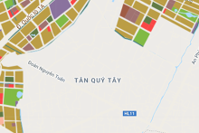 Bản đồ quy hoạch sử dụng đất xã Tân Quý Tây, huyện Bình Chánh, TP HCM