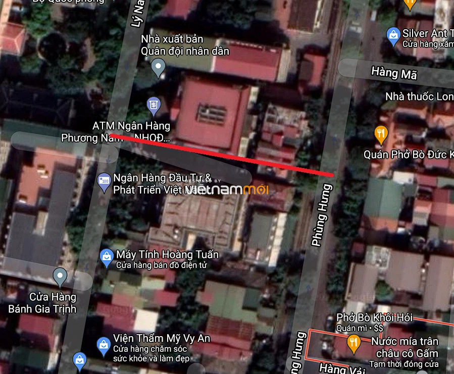 Đường sẽ mở ở phường Hàng Mã, Hoàn Kiếm, Hà Nội - Ảnh 2. Đường sẽ mở ở phường Hàng Mã, Hoàn Kiếm, Hà Nội - Ảnh 2.