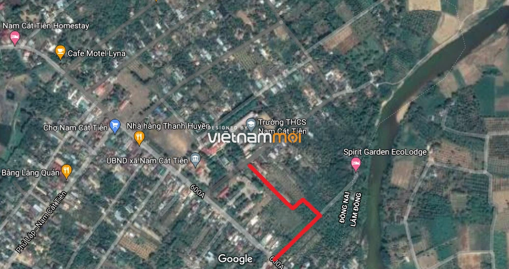 Đường sẽ mở ở xã Nam Cát Tiên, huyện Tân Phú, tỉnh Đồng Nai - Ảnh 3. Đường sẽ mở ở xã Nam Cát Tiên, huyện Tân Phú, tỉnh Đồng Nai - Ảnh 3.