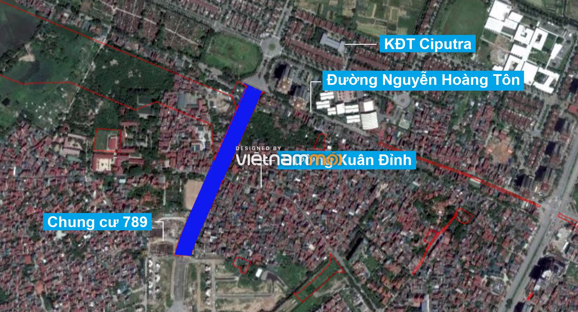 Những khu đất sắp thu hồi để mở đường ở quận Bắc Từ Liêm, Hà Nội (phần 1) - Ảnh 2. Những khu đất sắp thu hồi để mở đường ở quận Bắc Từ Liêm, Hà Nội (phần 1) - Ảnh 2.