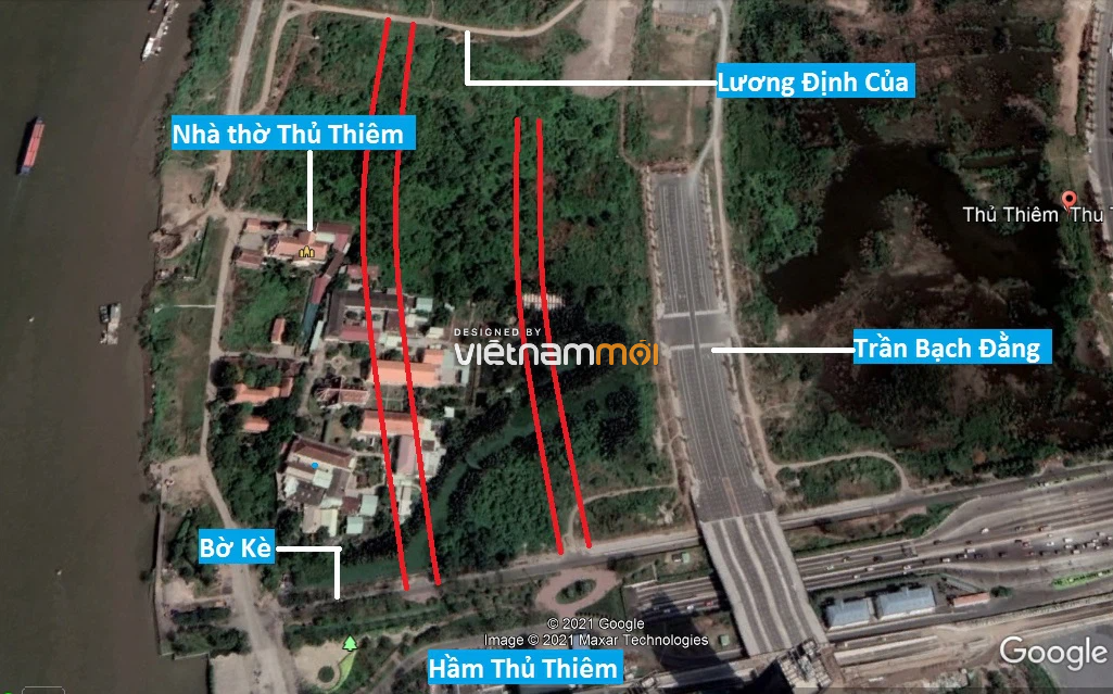 Đường sẽ mở theo quy hoạch ở phường Thủ Thiêm, quận 2, TP HCM (phần 1) - Ảnh 6.