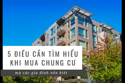 5 điều cần tìm hiểu khi mua chung cư mà các gia đình nên biết
