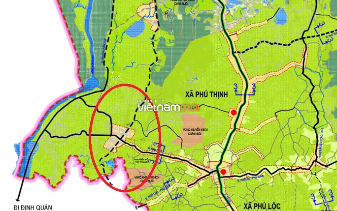 Đường sẽ mở ở xã Phú Thịnh, huyện Tân Phú, tỉnh Đồng Nai - Ảnh 2.