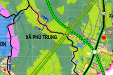 Bản đồ quy hoạch giao thông xã Phú Trung, huyện Tân Phú, tỉnh Đồng Nai