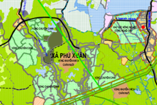Bản đồ quy hoạch sử dụng đất xã Phú Xuân, huyện Tân Phú, tỉnh Đồng Nai