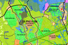 Bản đồ quy hoạch giao thông xã Phú Xuân, huyện Tân Phú, tỉnh Đồng Nai