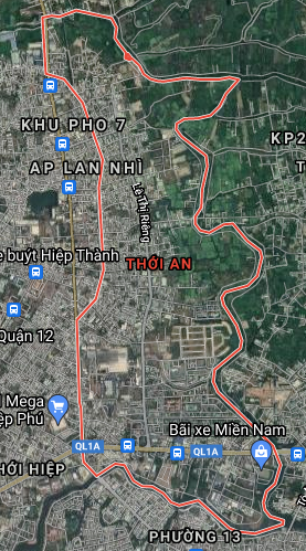 Đường sẽ mở ở phường Thới An, quận 12, TP HCM - Ảnh 1. Đường sẽ mở ở phường Thới An, quận 12, TP HCM - Ảnh 1.