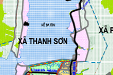 Bản đồ quy hoạch sử dụng đất xã Thanh Sơn, huyện Tân Phú, tỉnh Đồng Nai