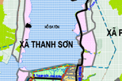 Bản đồ quy hoạch sử dụng đất xã Thanh Sơn, huyện Tân Phú, tỉnh Đồng Nai