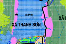 Bản đồ quy hoạch giao thông xã Thanh Sơn, huyện Tân Phú, tỉnh Đồng Nai