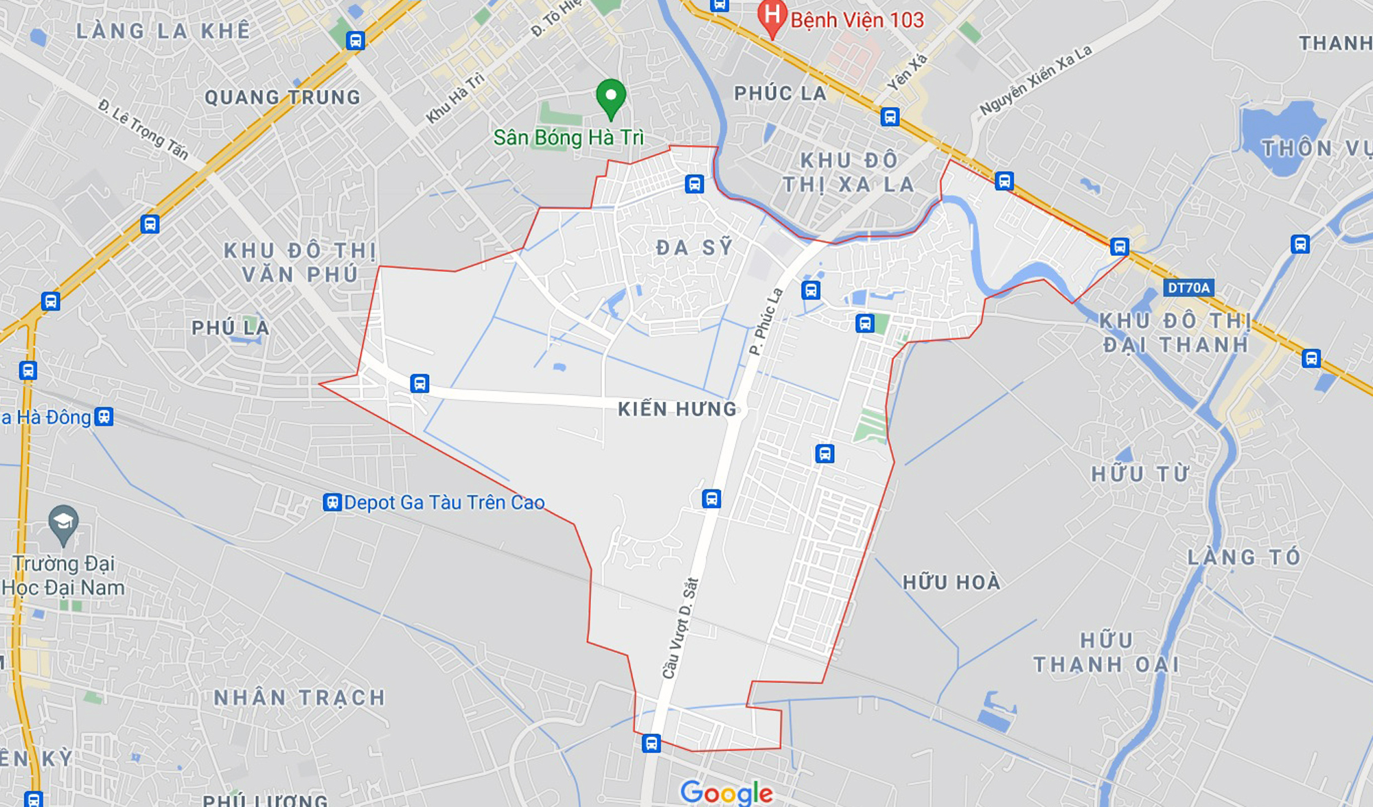 Những khu đất sắp thu hồi để mở đường ở phường Kiến Hưng, Hà Đông, Hà Nội (phần 1) - Ảnh 1.