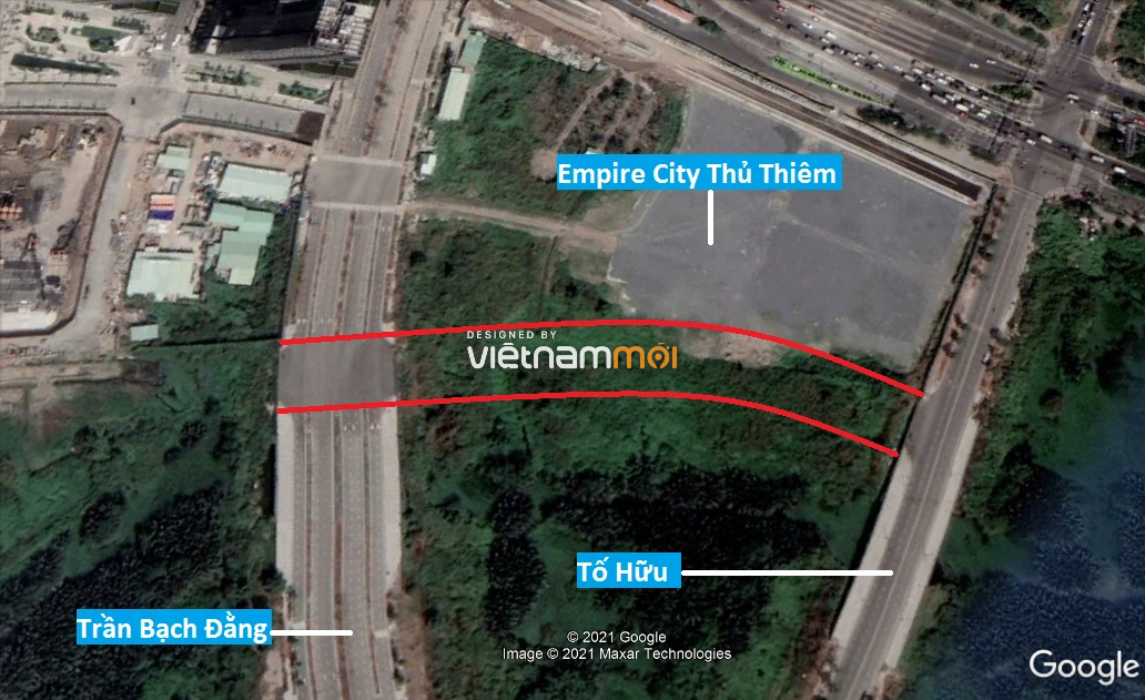 Đường sẽ mở theo quy hoạch ở phường Thủ Thiêm, quận 2, TP HCM (phần 2) - Ảnh 4. Đường sẽ mở theo quy hoạch ở phường Thủ Thiêm, quận 2, TP HCM (phần 2) - Ảnh 4.