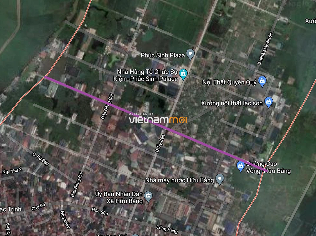 Đường sẽ mở ở xã Hữu Bằng, Thạch Thất, Hà Nội - Ảnh 2. Đường sẽ mở ở xã Hữu Bằng, Thạch Thất, Hà Nội - Ảnh 2.