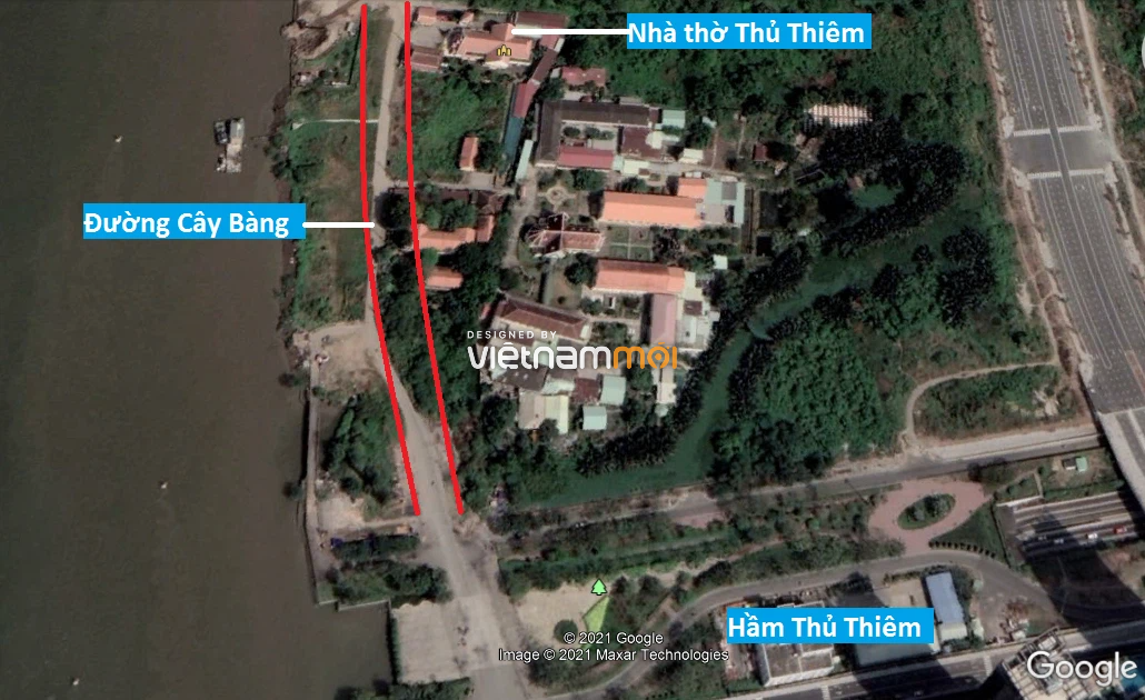 Đường sẽ mở theo quy hoạch ở phường Thủ Thiêm, quận 2, TP HCM (phần 2) - Ảnh 8. Đường sẽ mở theo quy hoạch ở phường Thủ Thiêm, quận 2, TP HCM (phần 2) - Ảnh 8.