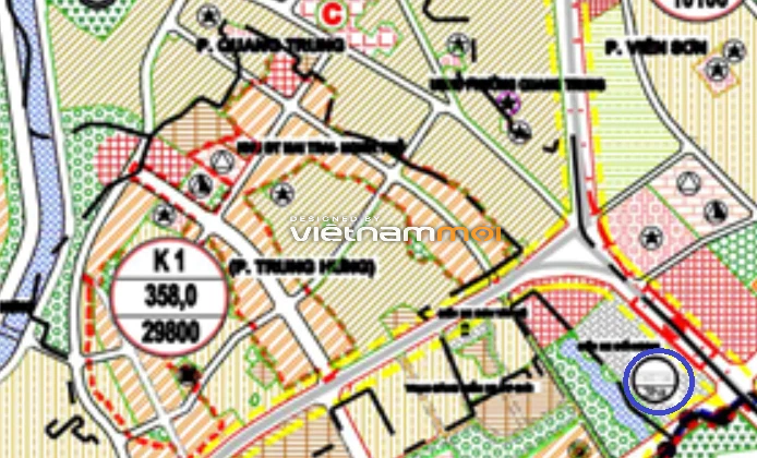 Đất dính quy hoạch ở phường Quang Trung, Sơn Tây, Hà Nội - Ảnh 1.