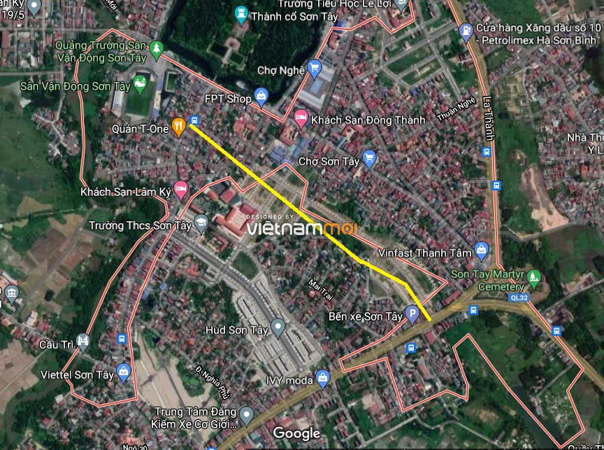Đường sẽ mở ở phường Quang Trung, Sơn Tây, Hà Nội - Ảnh 3. Đường sẽ mở ở phường Quang Trung, Sơn Tây, Hà Nội - Ảnh 3.