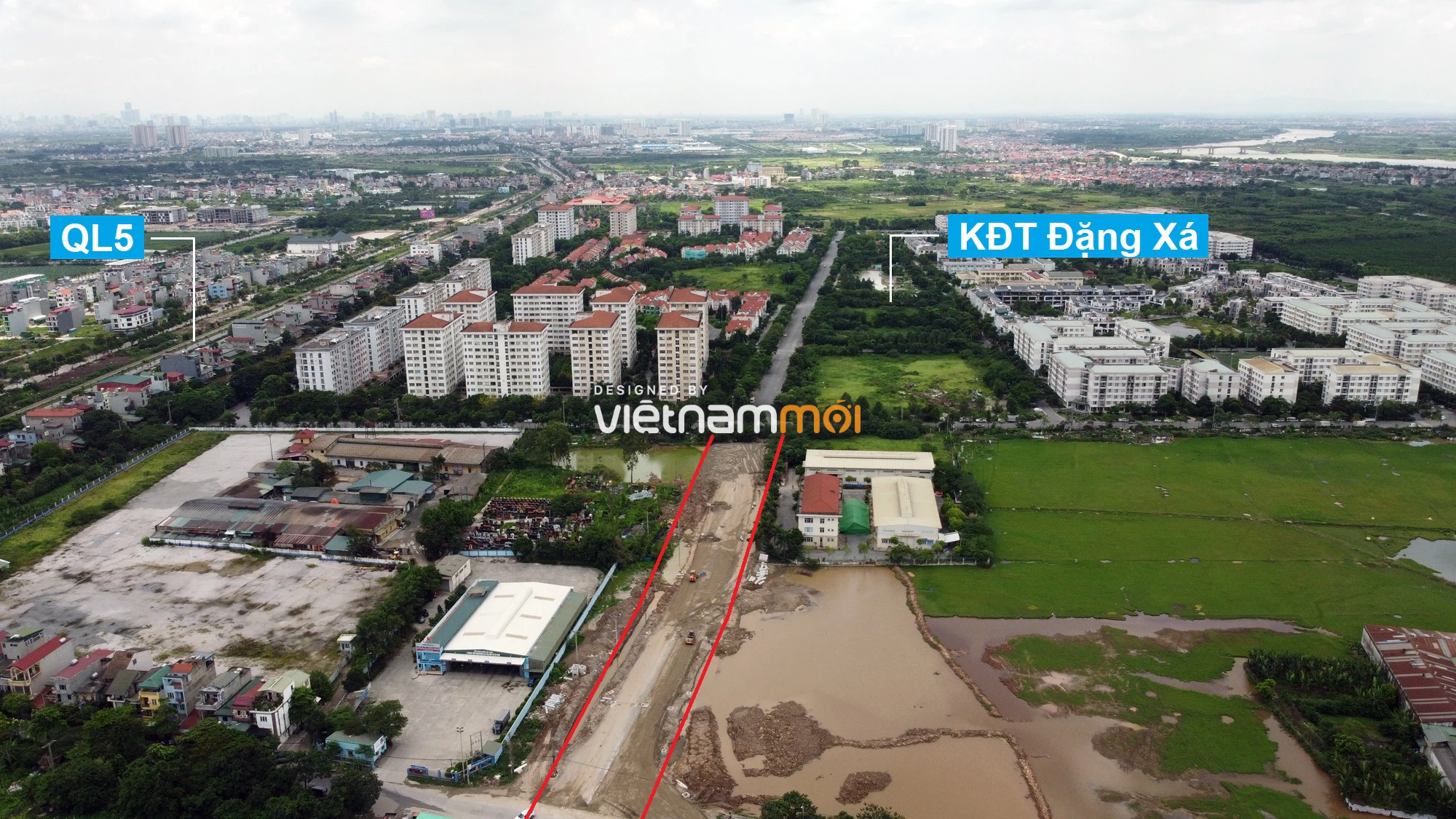 Toàn cảnh tuyến đường từ KĐT Đặng Xá đến chân cầu vượt Phú Thị đang mở theo quy hoạch ở Hà Nội - Ảnh 1. Toàn cảnh tuyến đường từ KĐT Đặng Xá đến chân cầu vượt Phú Thị đang mở theo quy hoạch ở Hà Nội - Ảnh 1.