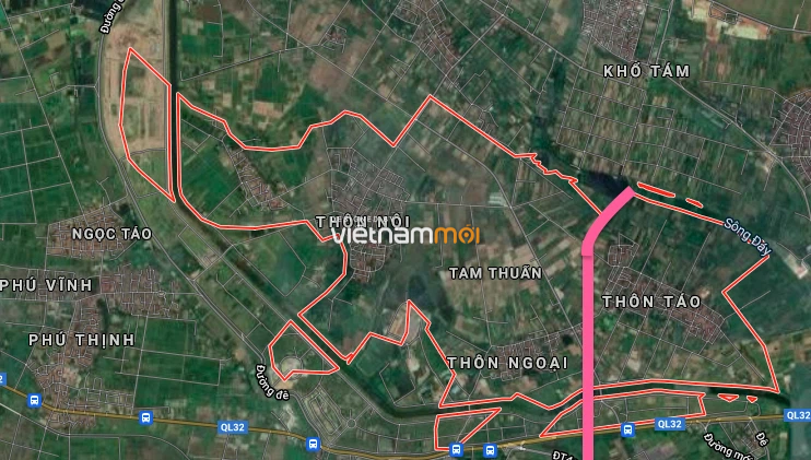 Đường sẽ mở ở xã Tam Thuấn, Phúc Thọ, Hà Nội - Ảnh 2.
