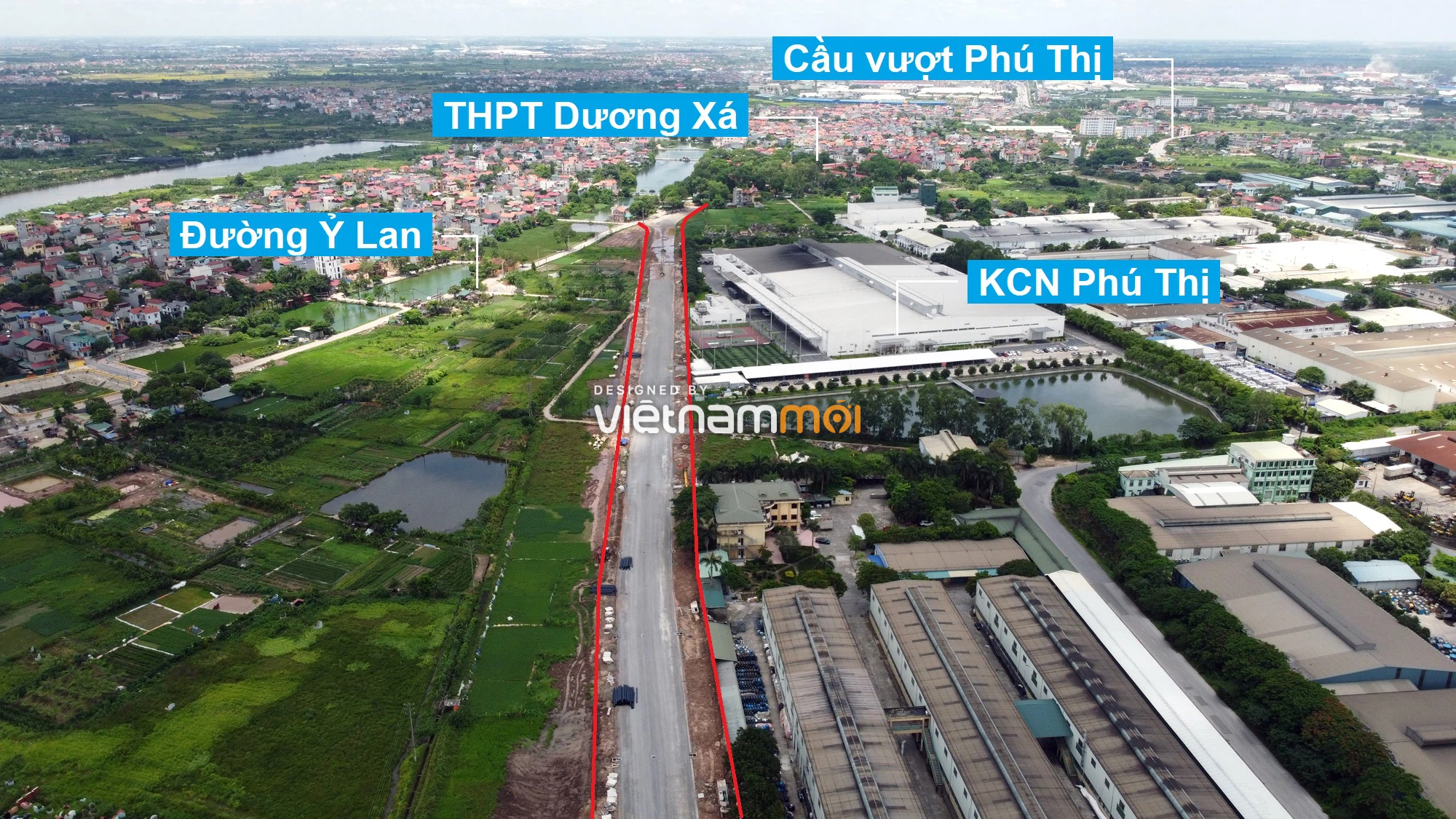 Toàn cảnh tuyến đường từ KĐT Đặng Xá đến Ỷ Lan đang mở theo quy hoạch ở Hà Nội - Ảnh 4. Toàn cảnh tuyến đường từ KĐT Đặng Xá đến Ỷ Lan đang mở theo quy hoạch ở Hà Nội - Ảnh 4.
