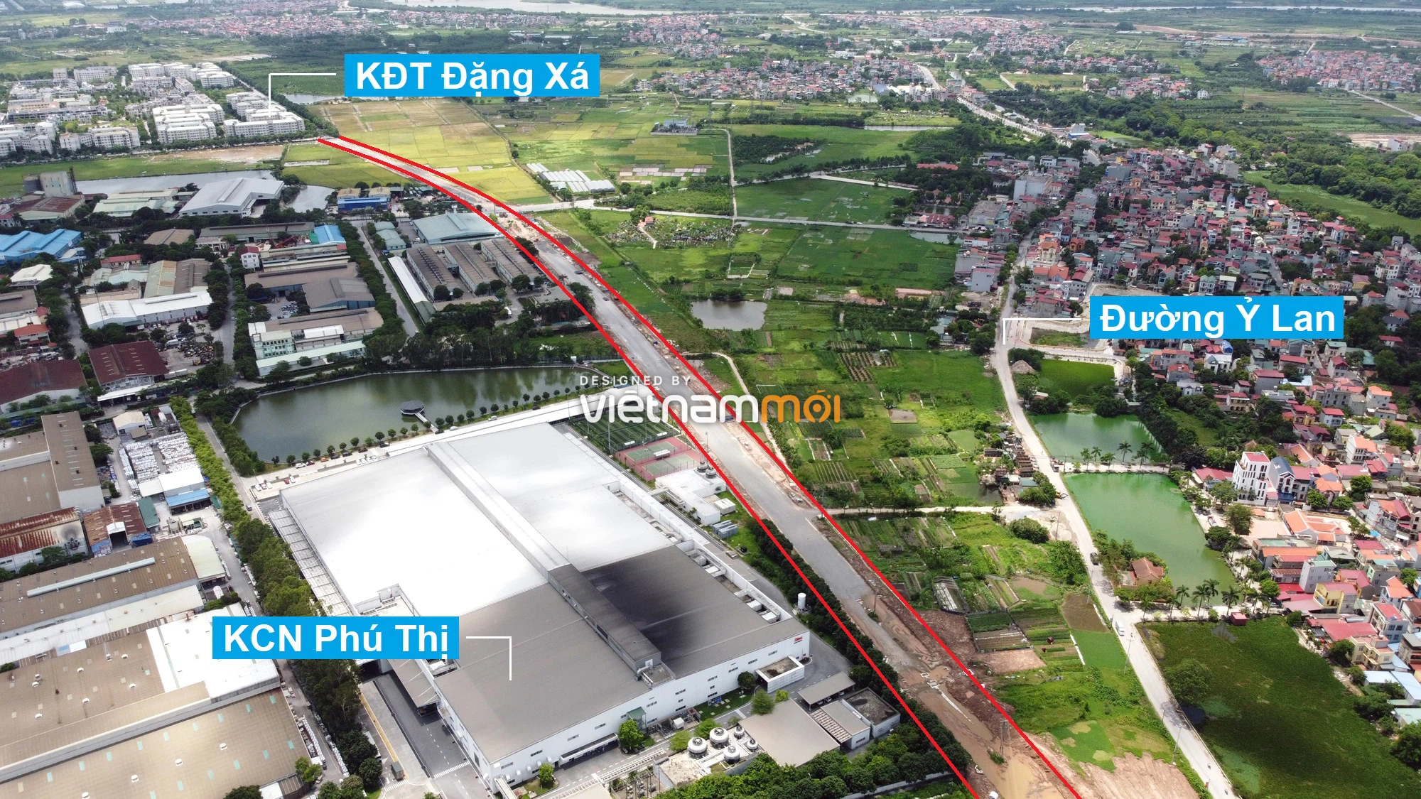Toàn cảnh tuyến đường từ KĐT Đặng Xá đến Ỷ Lan đang mở theo quy hoạch ở Hà Nội - Ảnh 9. Toàn cảnh tuyến đường từ KĐT Đặng Xá đến Ỷ Lan đang mở theo quy hoạch ở Hà Nội - Ảnh 9.
