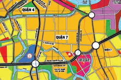 Bản đồ quy hoạch giao thông phường Tân Kiểng, quận 7, TP HCM