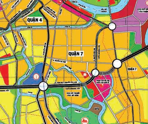 Bản đồ quy hoạch giao thông phường Tân Kiểng, quận 7, TP HCM - Ảnh 3.