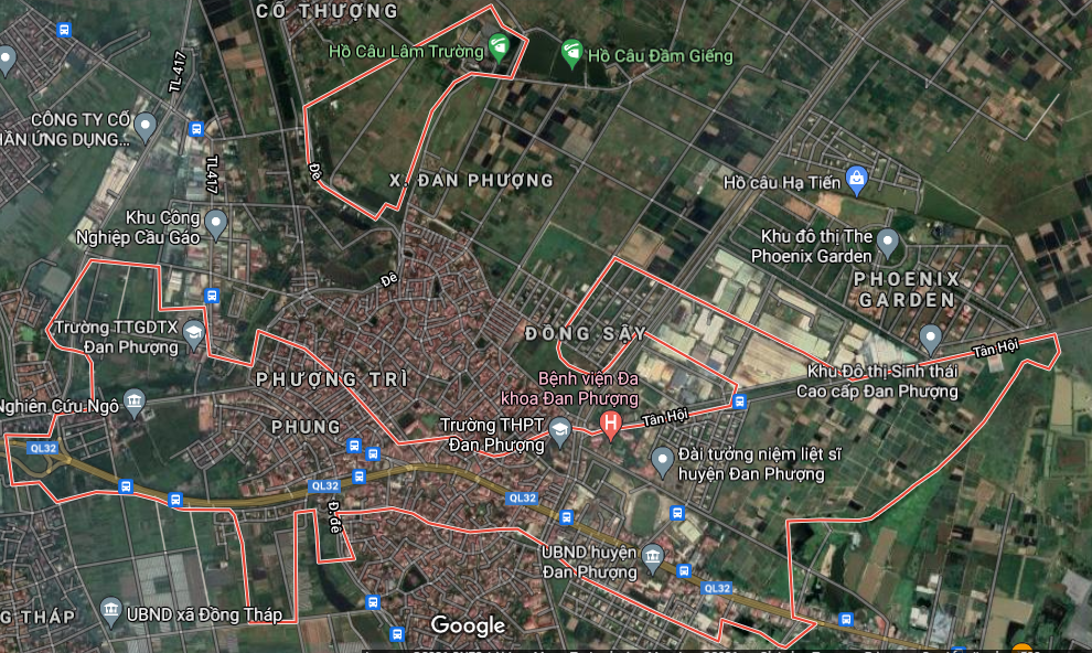 Bản đồ quy hoạch sử dụng đất thị trấn Phùng, Đan Phượng, Hà Nội - Ảnh 1.