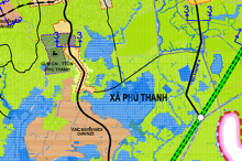 Bản đồ quy hoạch giao thông xã Phú Thanh, huyện Tân Phú, tỉnh Đồng Nai