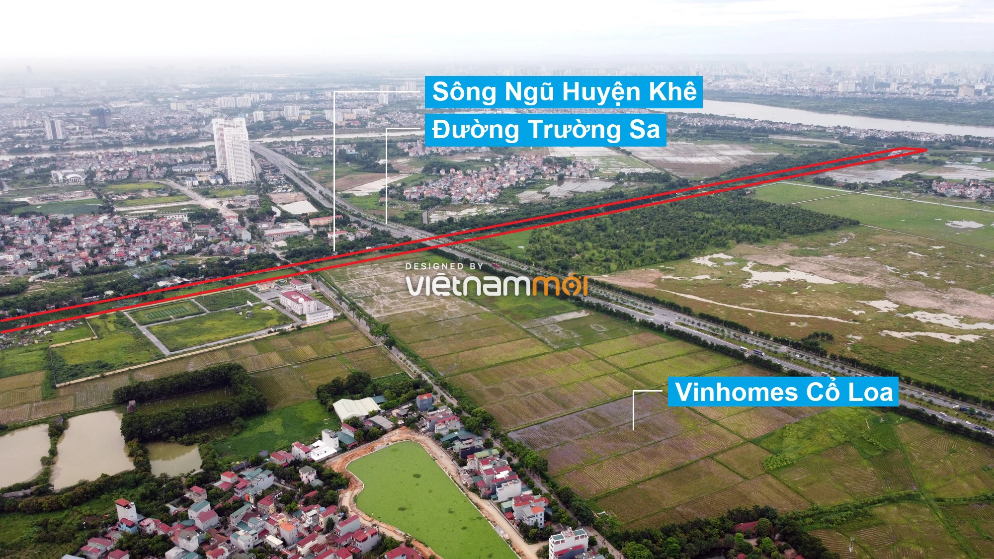 Đường sẽ mở theo quy hoạch xung quanh khu đô thị Vinhomes Cổ Loa (phần 1) - Ảnh 5. Đường sẽ mở theo quy hoạch xung quanh khu đô thị Vinhomes Cổ Loa (phần 1) - Ảnh 5.