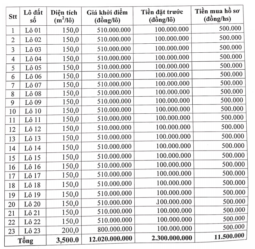Triệu Sơn, Thanh Hóa sắp đấu giá 58 lô đất, khởi điểm từ 510 triệu đồng/lô - Ảnh 2. Triệu Sơn, Thanh Hóa sắp đấu giá 58 lô đất, khởi điểm từ 510 triệu đồng/lô - Ảnh 2.