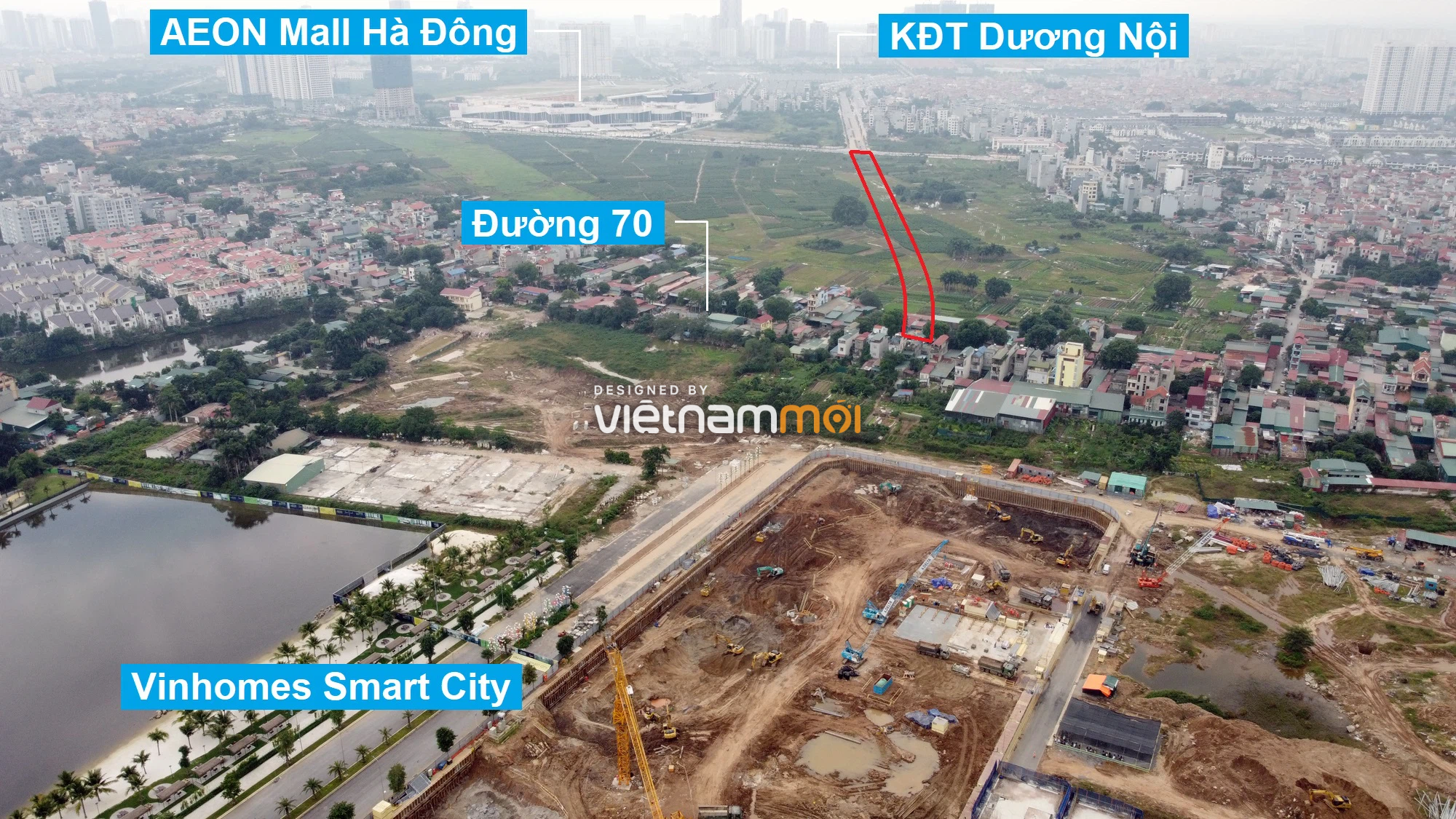 Đường sẽ mở theo quy hoạch xung quanh khu đô thị Vinhomes Smart City (phần 2) - Ảnh 2. Đường sẽ mở theo quy hoạch xung quanh khu đô thị Vinhomes Smart City (phần 2) - Ảnh 2.
