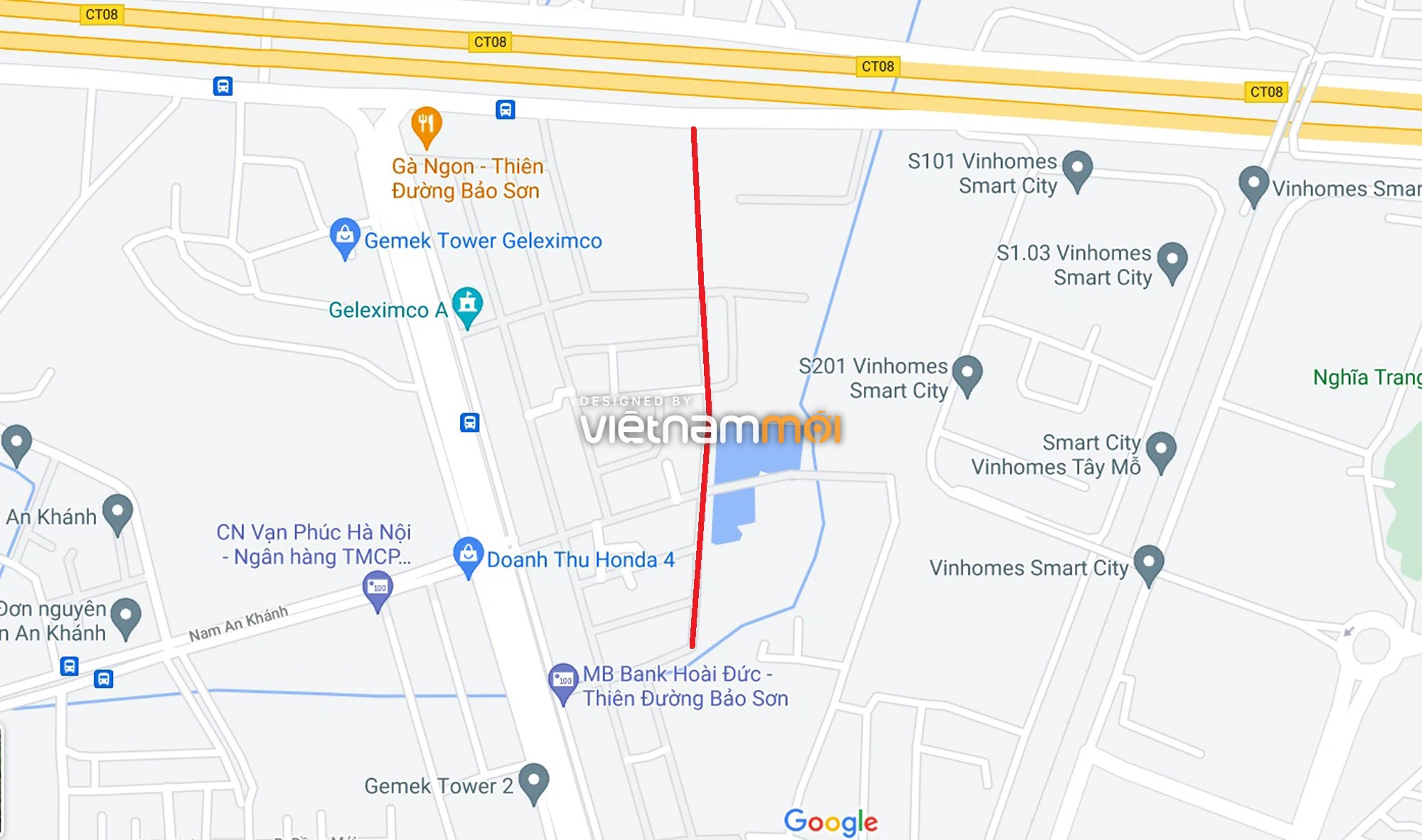 Đường sẽ mở theo quy hoạch xung quanh khu đô thị Vinhomes Smart City (phần 2) - Ảnh 14. Đường sẽ mở theo quy hoạch xung quanh khu đô thị Vinhomes Smart City (phần 2) - Ảnh 14.