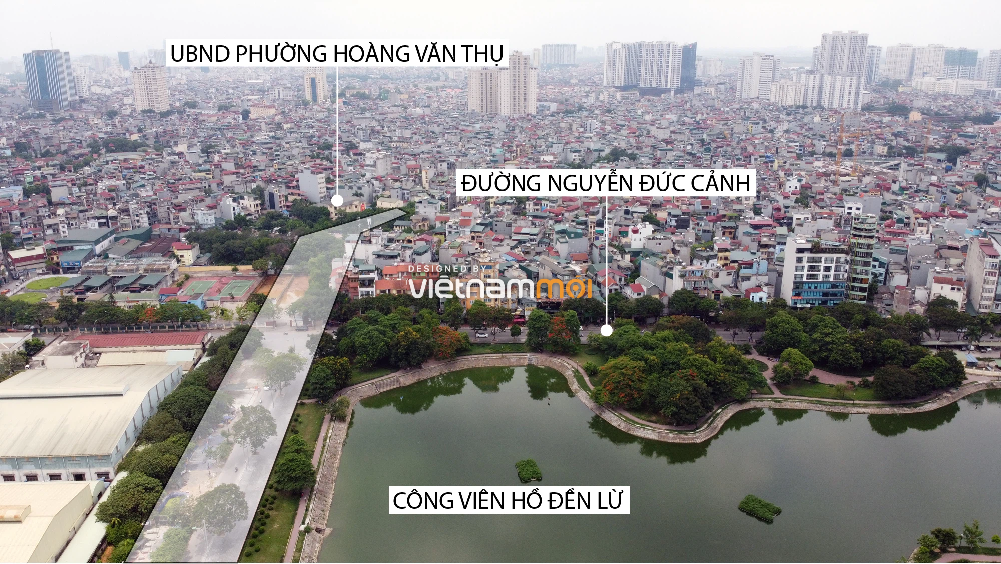 107 tỷ đồng làm đường từ Vành đai 2,5 đến UBND phường Hoàng Văn Thụ, quận Hoàng Mai - Ảnh 1. 107 tỷ đồng làm đường từ Vành đai 2,5 đến UBND phường Hoàng Văn Thụ, quận Hoàng Mai - Ảnh 1.