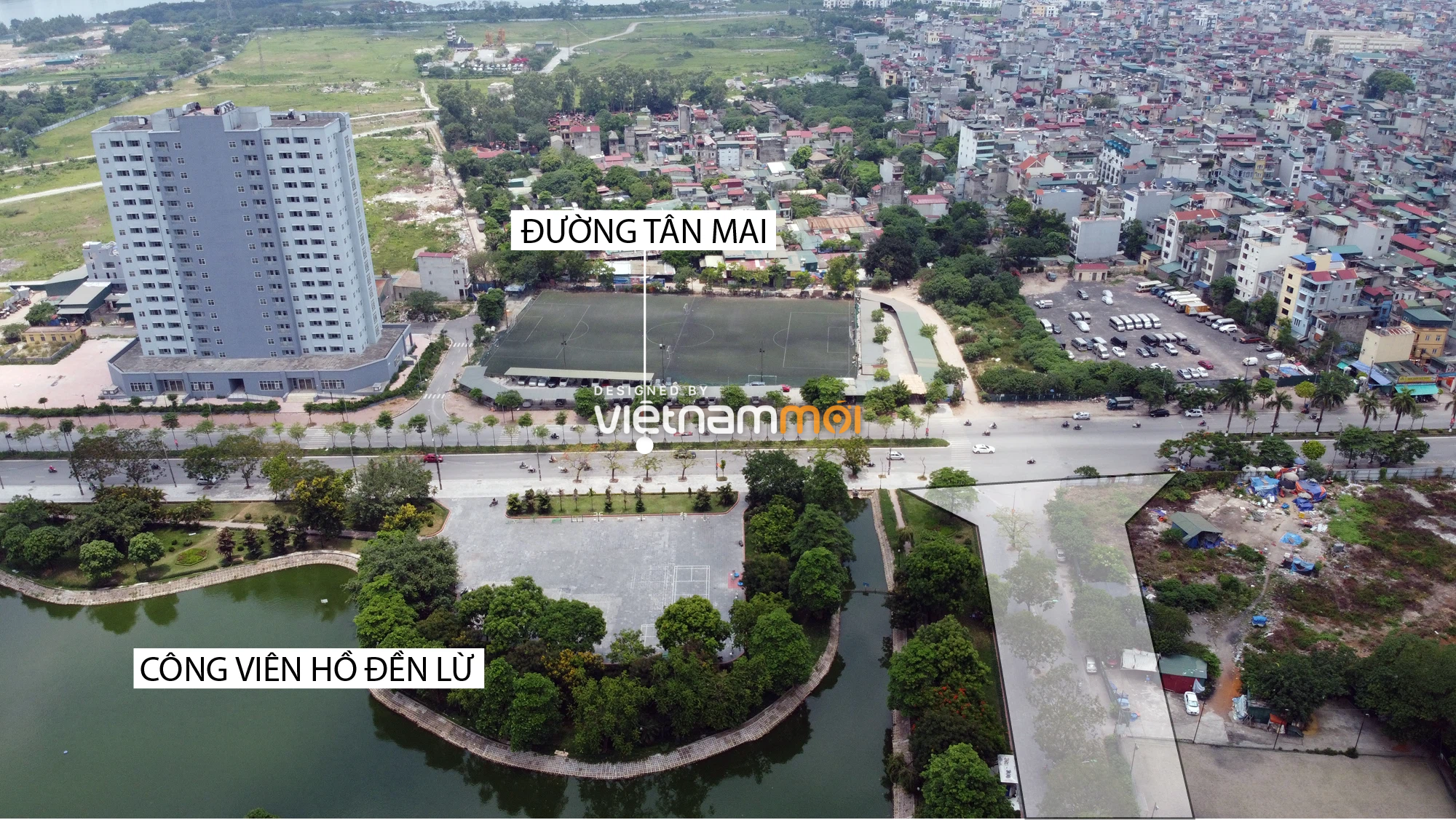 107 tỷ đồng làm đường từ Vành đai 2,5 đến UBND phường Hoàng Văn Thụ, quận Hoàng Mai - Ảnh 2. 107 tỷ đồng làm đường từ Vành đai 2,5 đến UBND phường Hoàng Văn Thụ, quận Hoàng Mai - Ảnh 2.