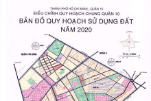 Bản đồ quy hoạch sử dụng đất quận 10, TP HCM