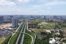 Chuyển động mới tại dự án hơn 74 ha của Vingroup ở nút giao Đại lộ Thăng Long - Lê Quang Đạo