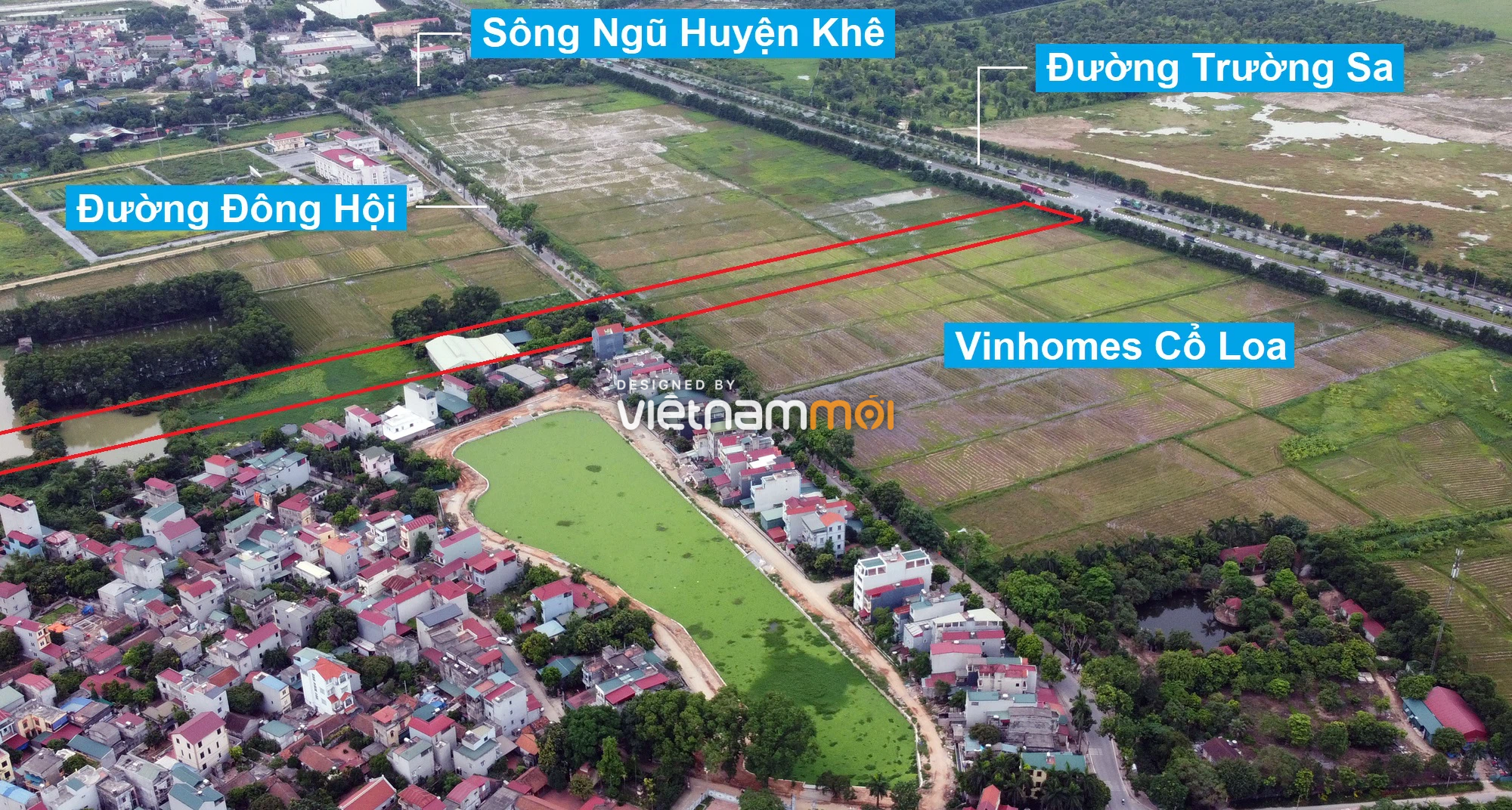Đường sẽ mở theo quy hoạch xung quanh khu đô thị Vinhomes Cổ Loa (phần 2) - Ảnh 2. Đường sẽ mở theo quy hoạch xung quanh khu đô thị Vinhomes Cổ Loa (phần 2) - Ảnh 2.