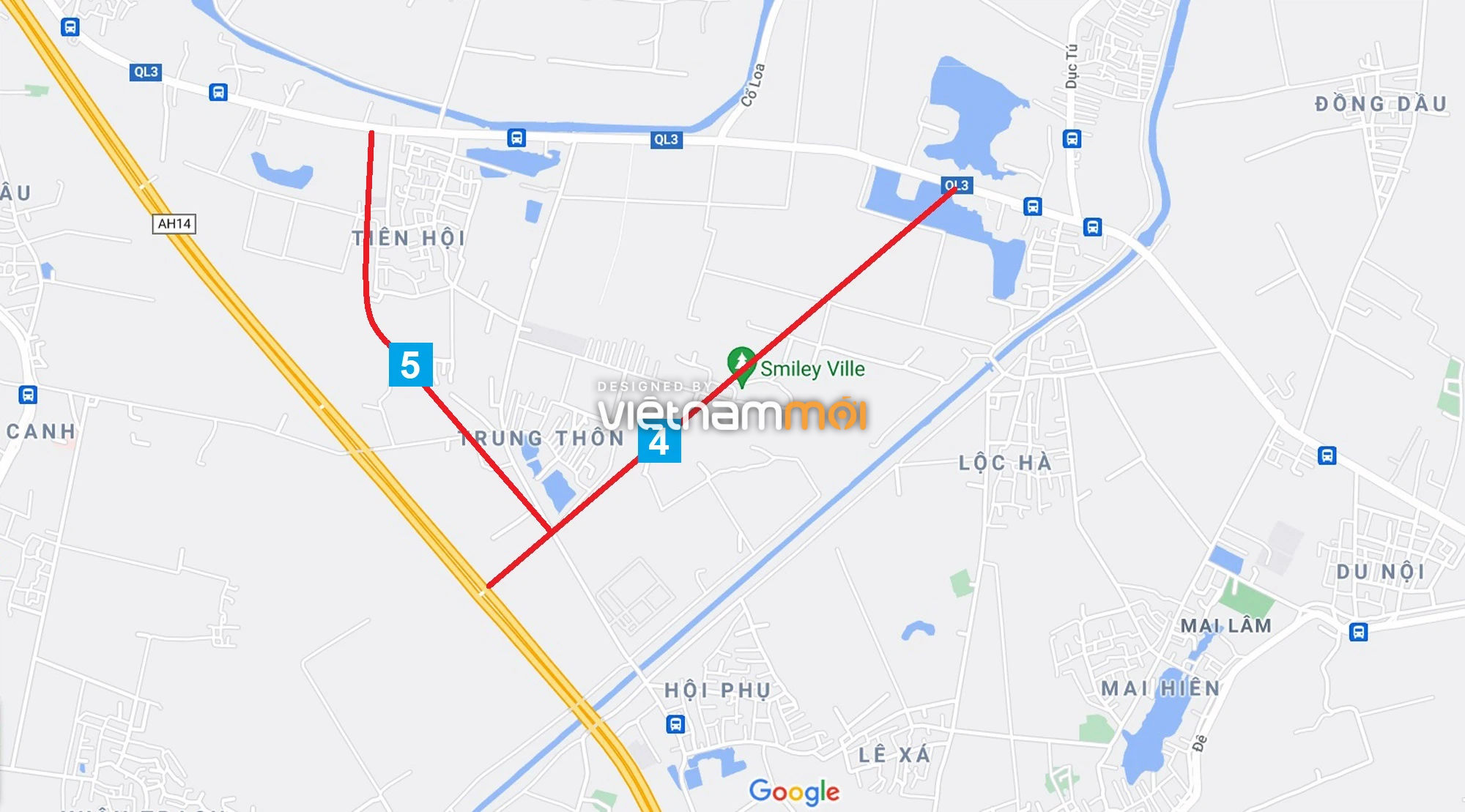 Đường sẽ mở theo quy hoạch xung quanh khu đô thị Vinhomes Cổ Loa (phần 2) - Ảnh 6. Đường sẽ mở theo quy hoạch xung quanh khu đô thị Vinhomes Cổ Loa (phần 2) - Ảnh 6.