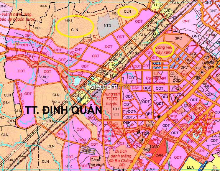 Đất có quy hoạch ở thị trấn Định Quán, Định Quán, Đồng Nai - Ảnh 1. Đất có quy hoạch ở thị trấn Định Quán, Định Quán, Đồng Nai - Ảnh 1.