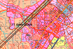 Bản đồ quy hoạch giao thông thị trấn Định Quán, Định Quán, Đồng Nai