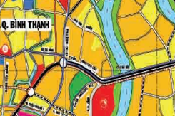 Bản đồ quy hoạch giao thông phường 25, quận Bình Thạnh, TP HCM