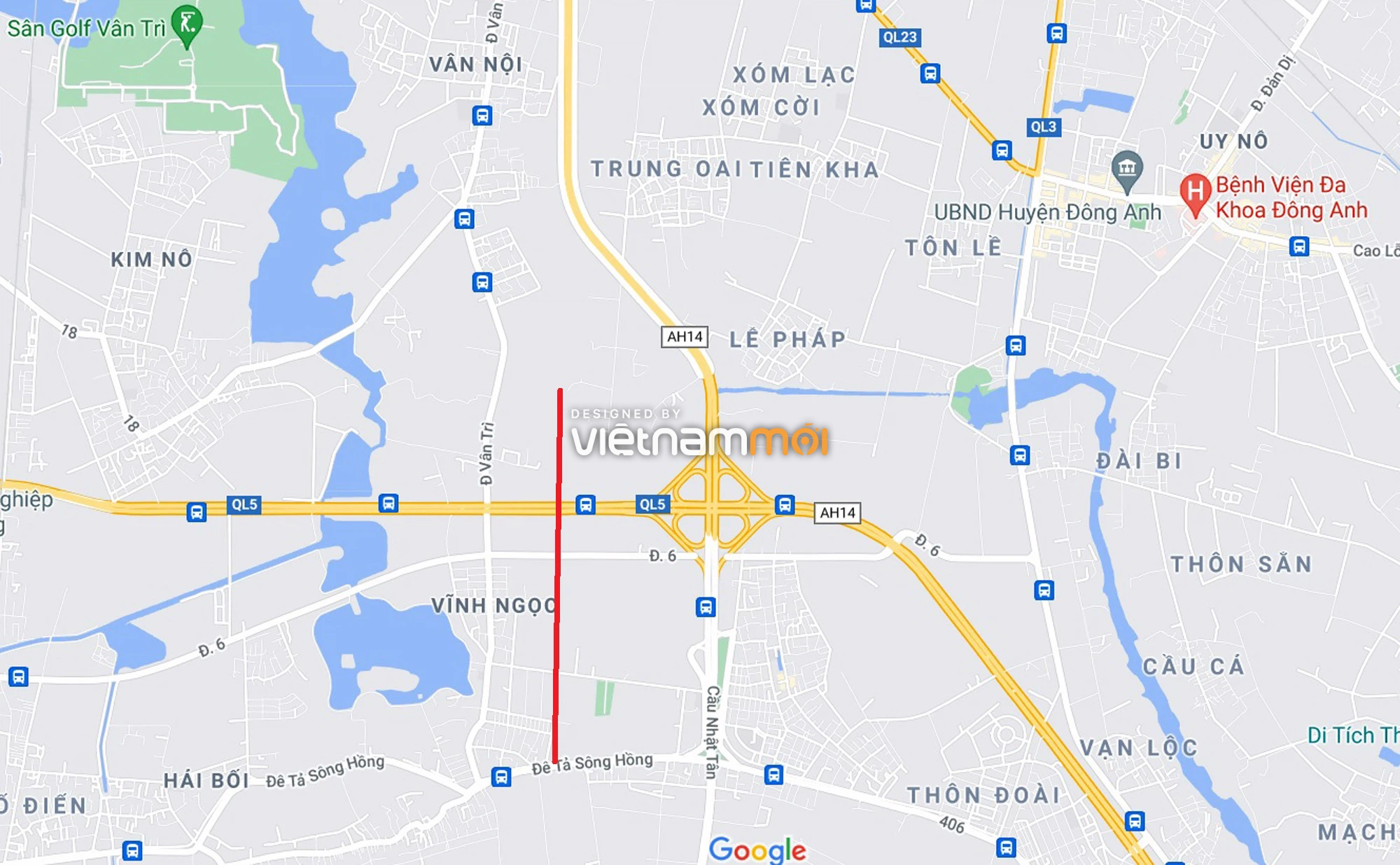 Đường sẽ mở theo quy hoạch xung quanh dự án Thành phố Thông minh Bắc Hà Nội (phần 1) - Ảnh 1. Đường sẽ mở theo quy hoạch xung quanh dự án Thành phố Thông minh Bắc Hà Nội (phần 1) - Ảnh 1.